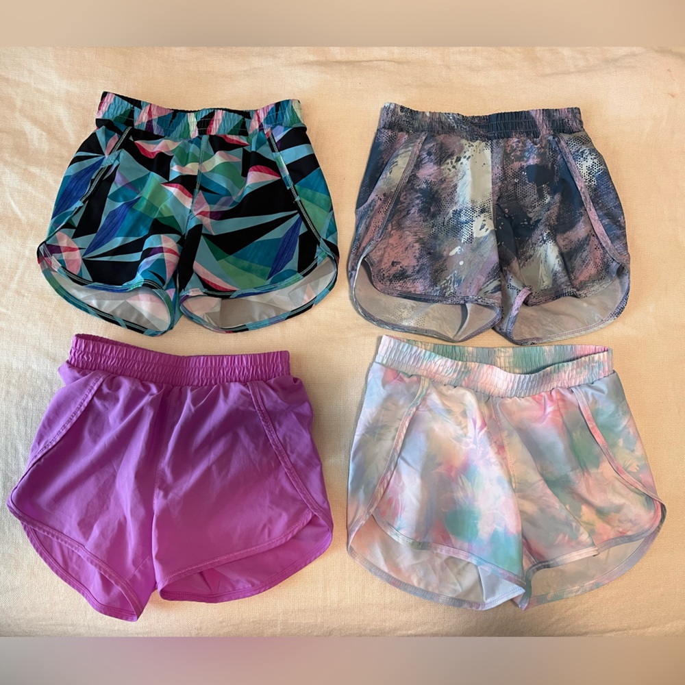 All in Motion Multicolor Geometric Shorts